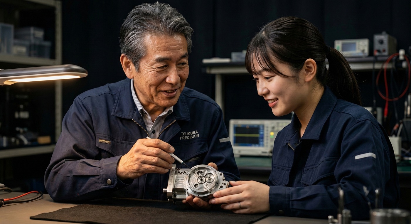 ベテラン層と若手が共に働く風景